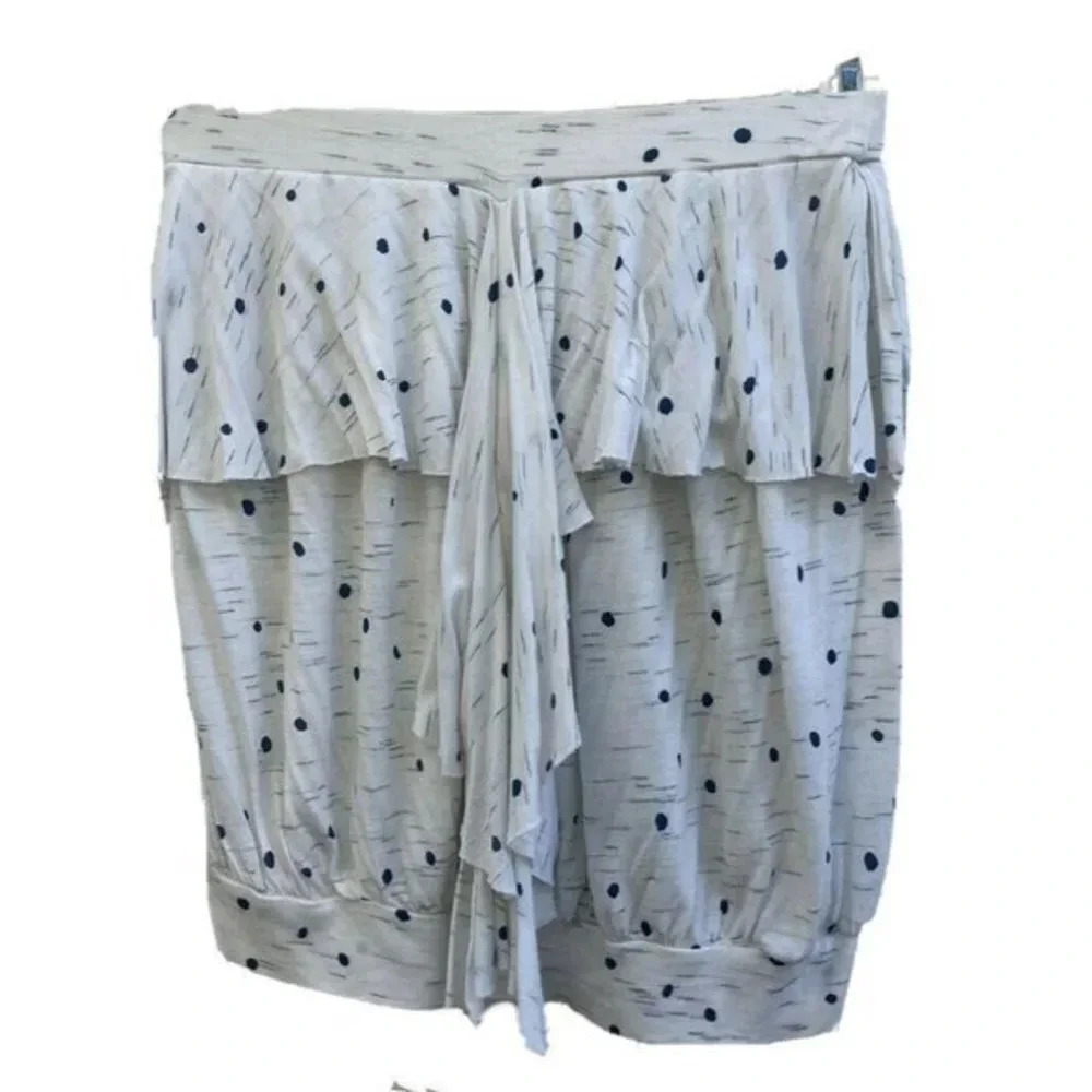 We The Free‎ Polka Dot Ruffle Tube Top White Size XS​​